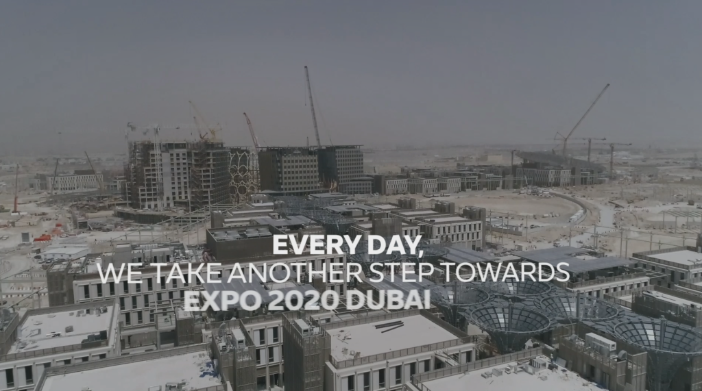 The remarkable evolution of the Expo 2020 Dubai site continues apace ...